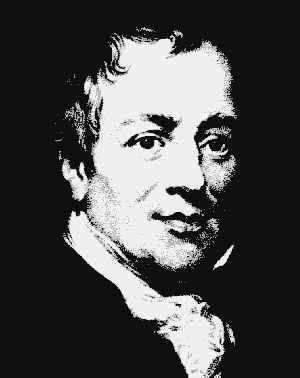 Ricardo - handsome, Napoleonic-looking aristocrat with locks brushed across his high forehead